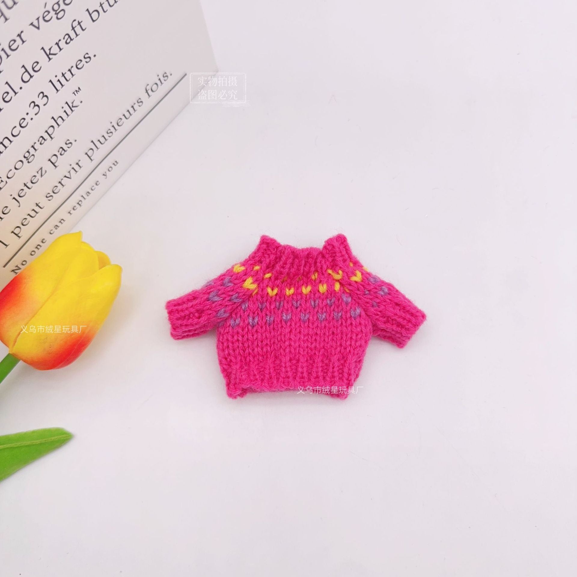 Wholesale Creative Cotton Sweater Doll Accessories Little Clothes for Cotton Dolls Dog Leader Costume Toy Series Life Category